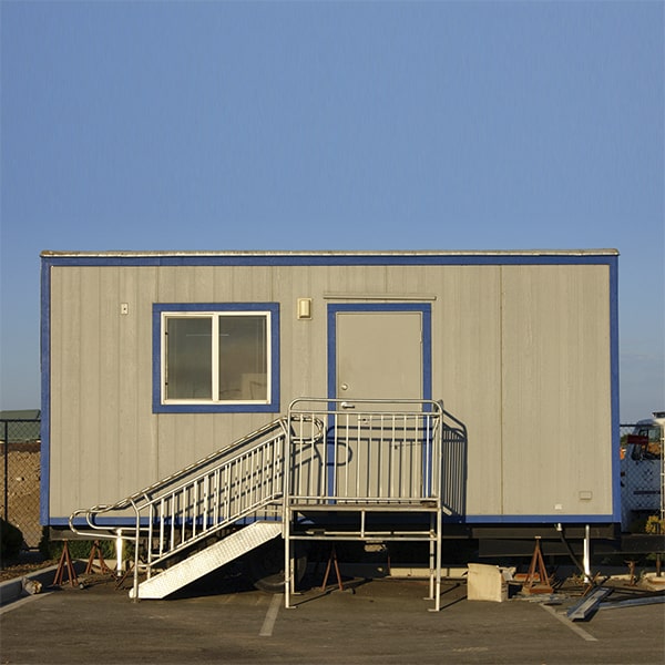 mobile office trailer rentals are delivered and installed at the desired location by our professional team